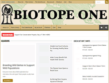 Tablet Screenshot of biotopeone.com